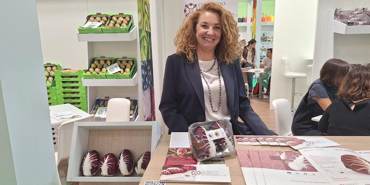 Cristiana Furiani, amministratrice delegata di OP Geofur e presidente del Consorzio di Tutela del Radicchio di Verona IGP